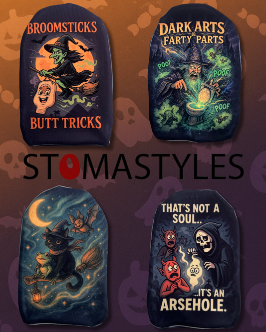 Witchy & Magical Halloween Stoma Bag Covers