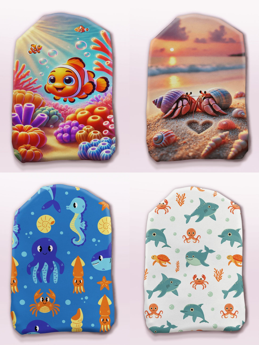 Cute & Quirky Sea Life Stoma Bag Covers – Fun Ostomy Accessories for Kids and Adults
