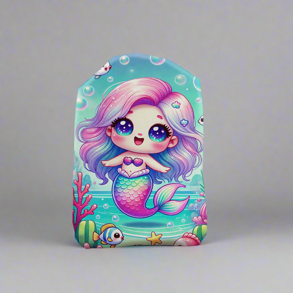 Coral The Clever Mermaid Stoma Bag Cover