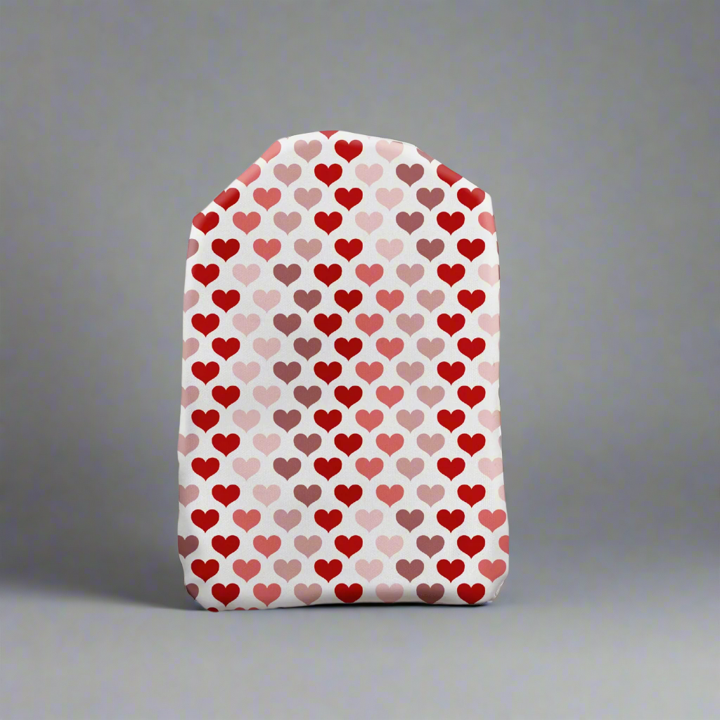 Heart Patterns Stoma Bag Cover