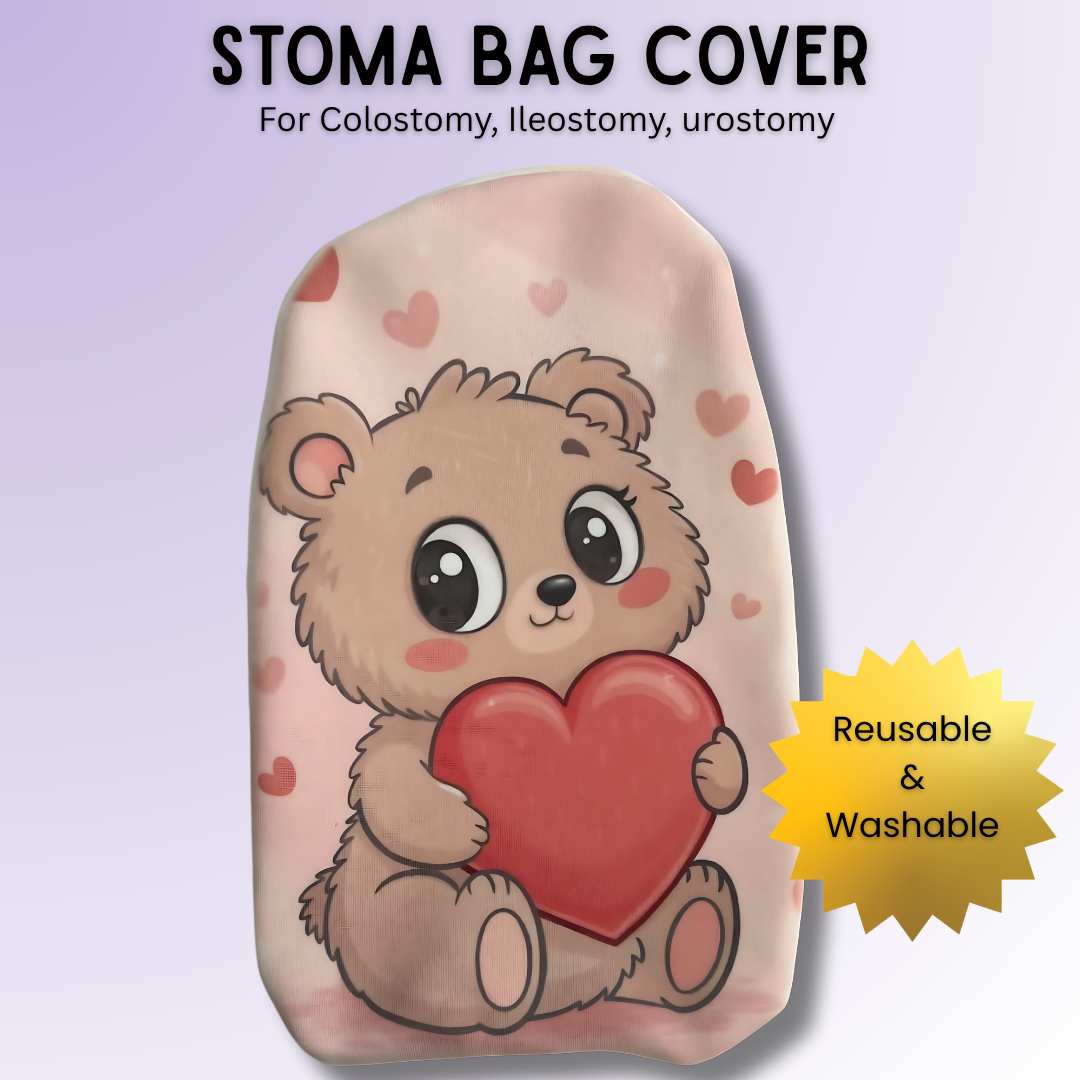 Mrs Bear Stoma Bag Cover