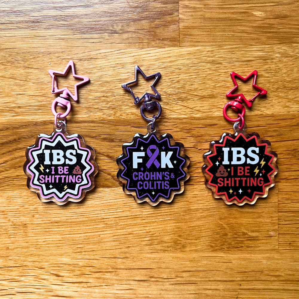 F**k Crohn’s & Colitis Keyring