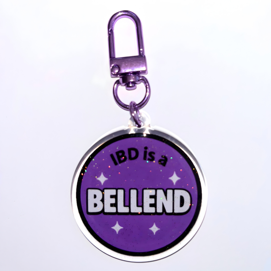 IBD Is a B*llend Funny Keyring
