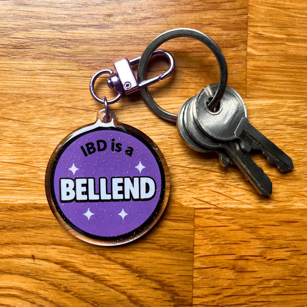 IBD Is a B*llend Funny Keyring