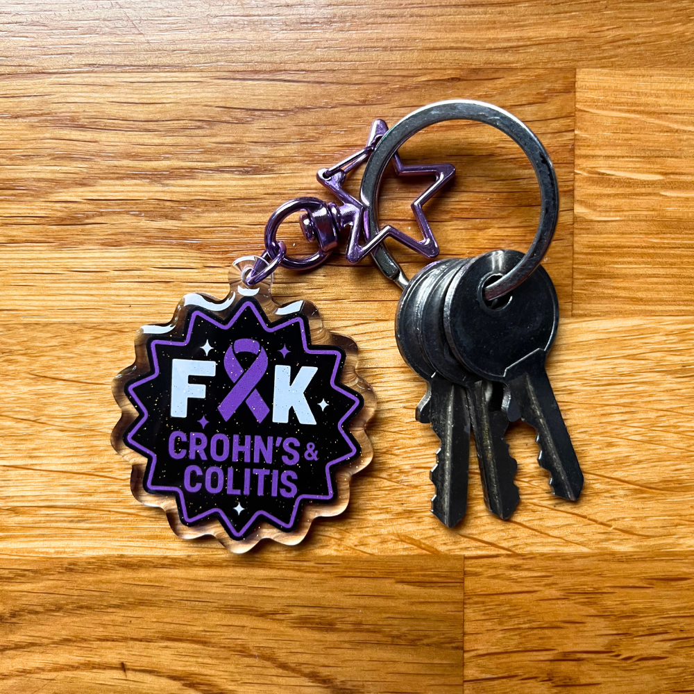 F**k Crohn’s & Colitis Keyring
