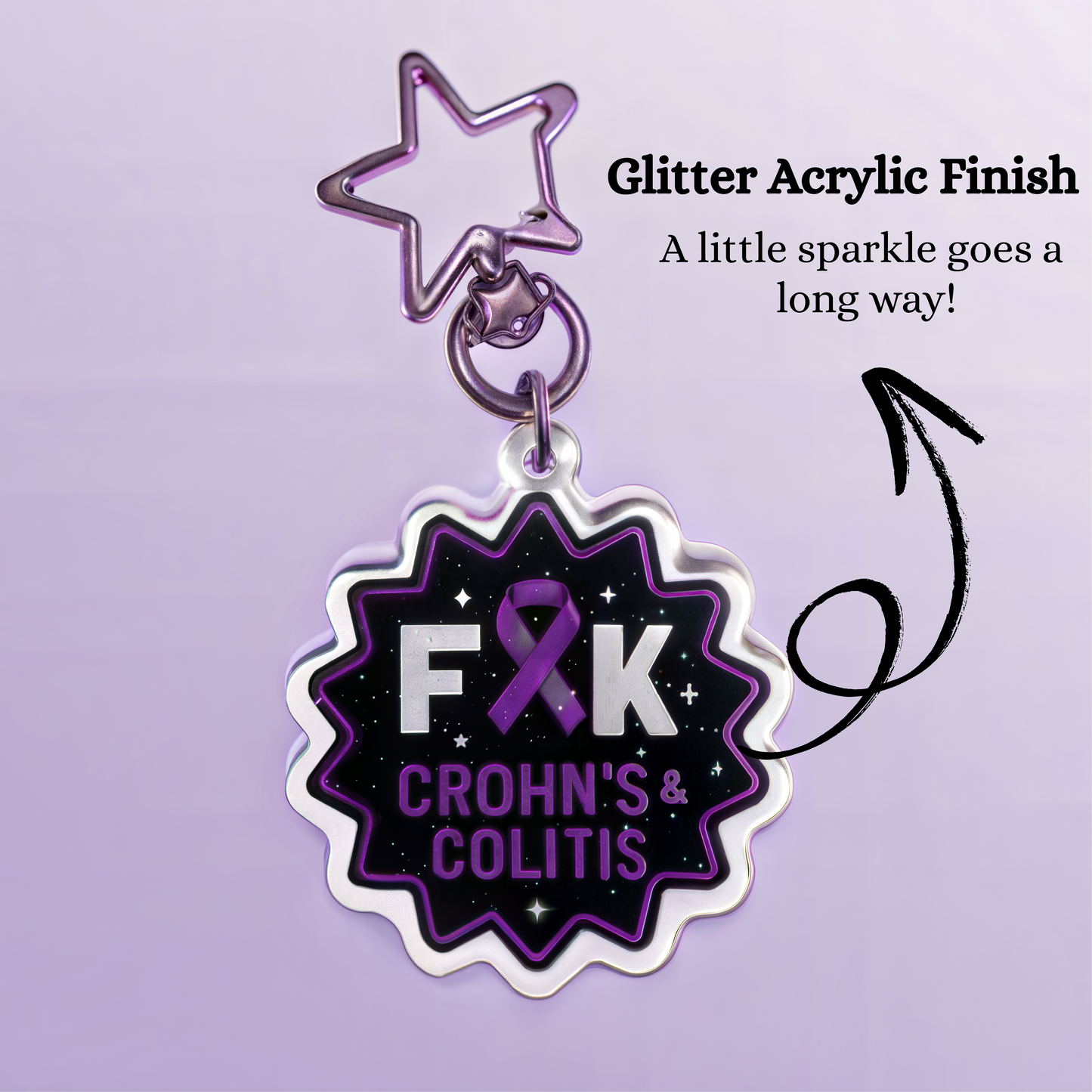 F**k Crohn’s & Colitis Keyring