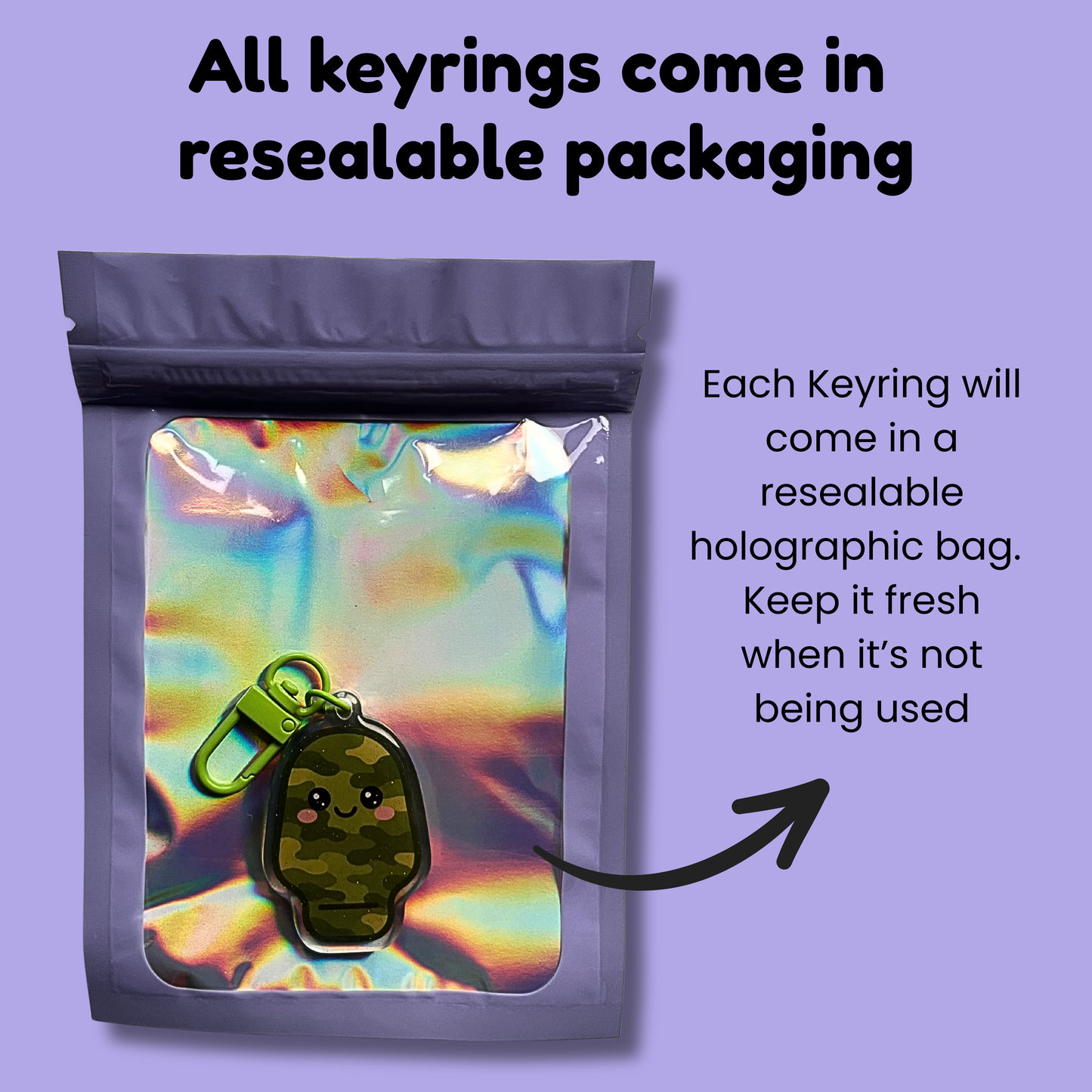 Patch – The Brave One | Stoma Buddy Keyring