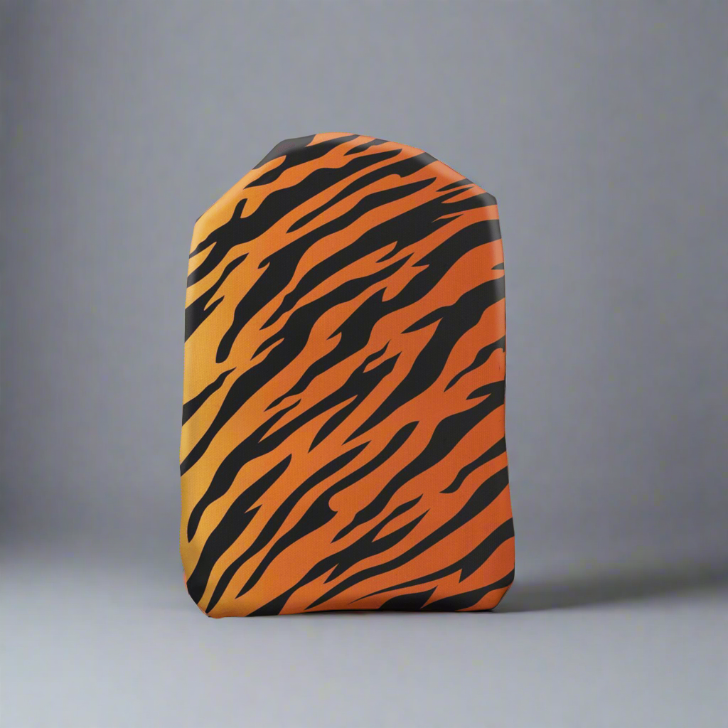 Orange Tiger Stripe Stoma Bag Cover