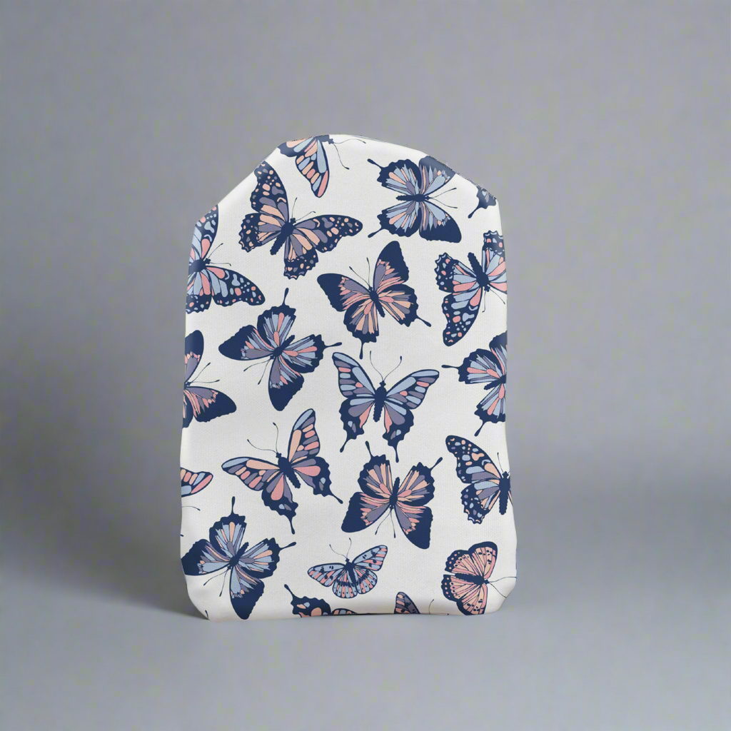 Pink, Purple & Blue Butterflies Stoma Bag Cover
