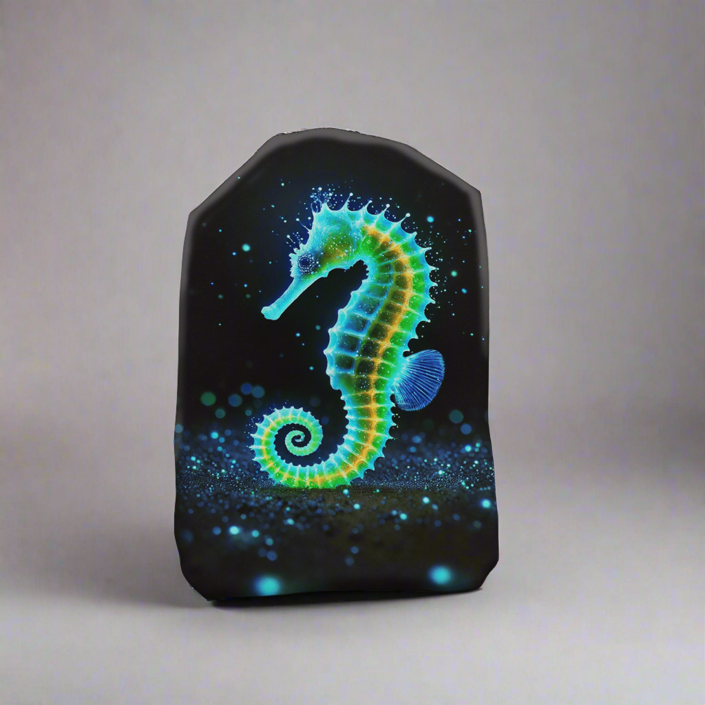 Bioluminescent Seahorse Stoma Bag Cover