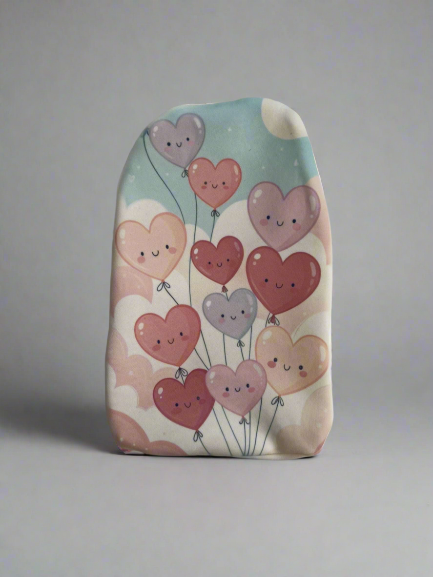Heart Balloons Stoma Bag Cover