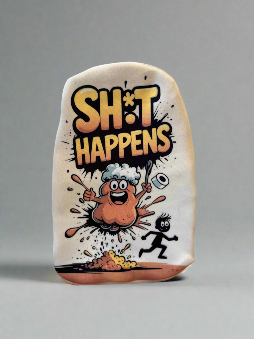 Sh*t Happens Stoma Bag Cover | Funny Ostomy Cover