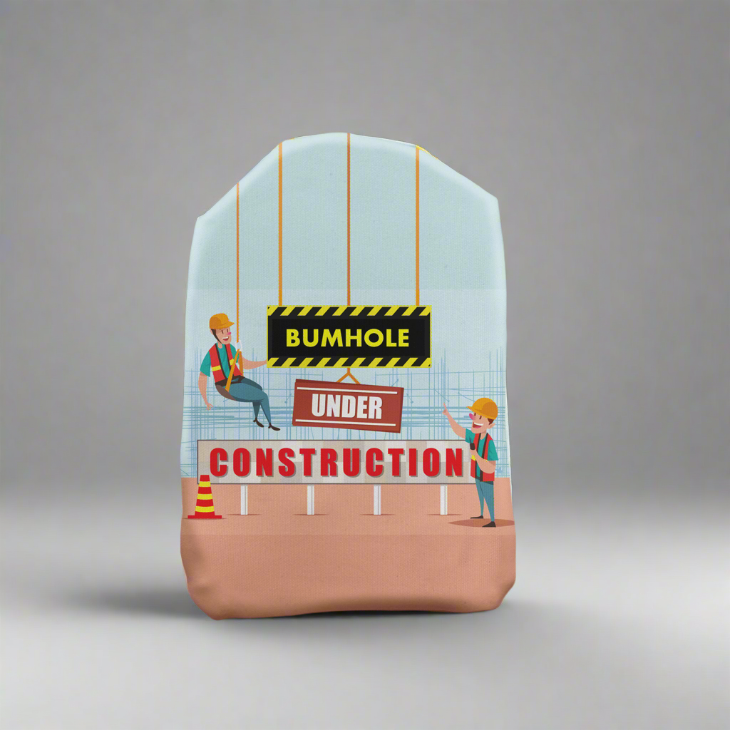Bumhole Under Construction Stoma Bag Cover