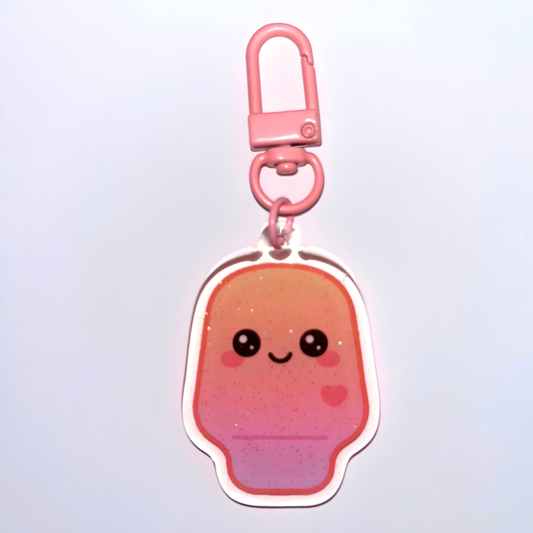 Peaches – The Sweet One | Stoma Buddy Keyring