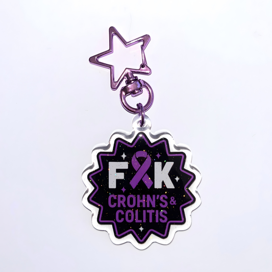 F**k Crohn’s & Colitis Keyring
