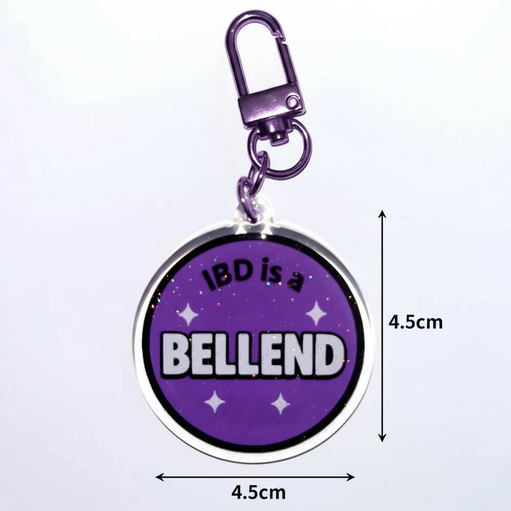 IBD Is a B*llend Funny Keyring