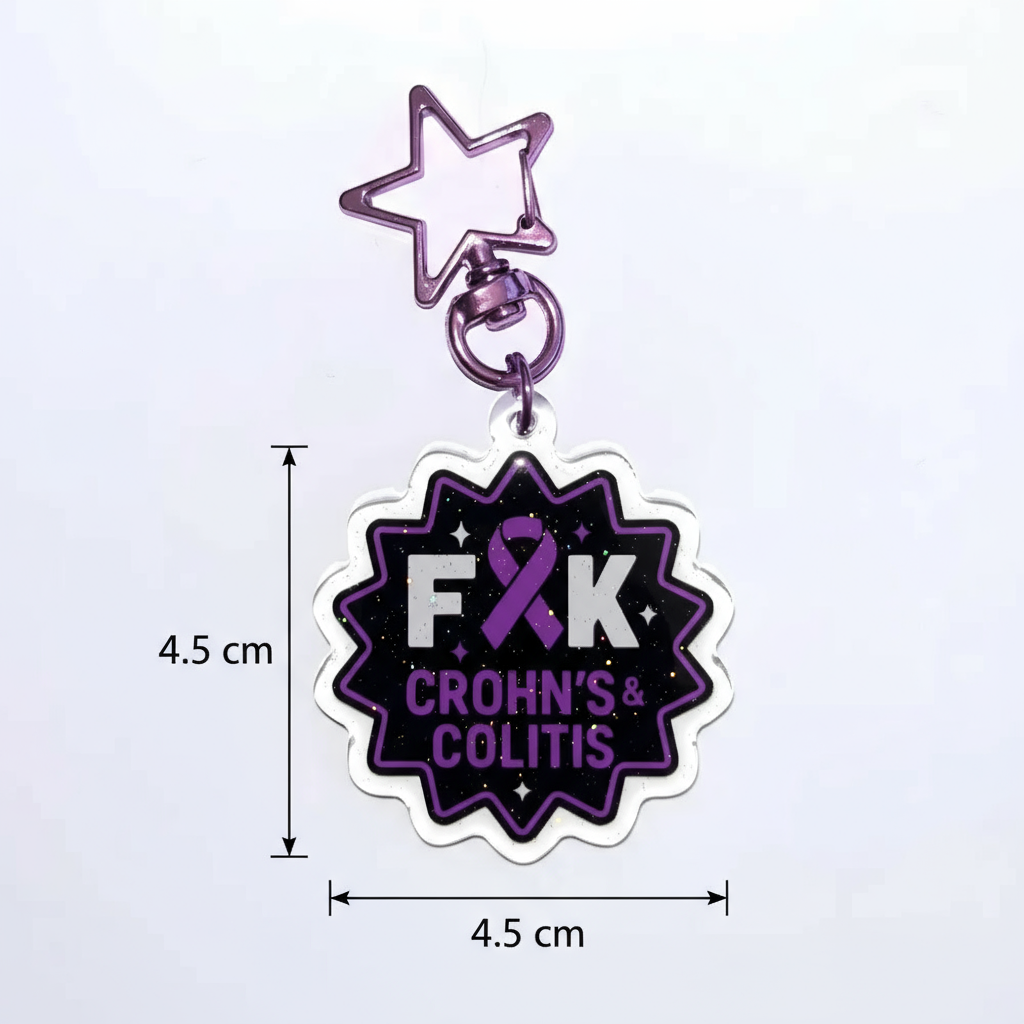 F**k Crohn’s & Colitis Keyring