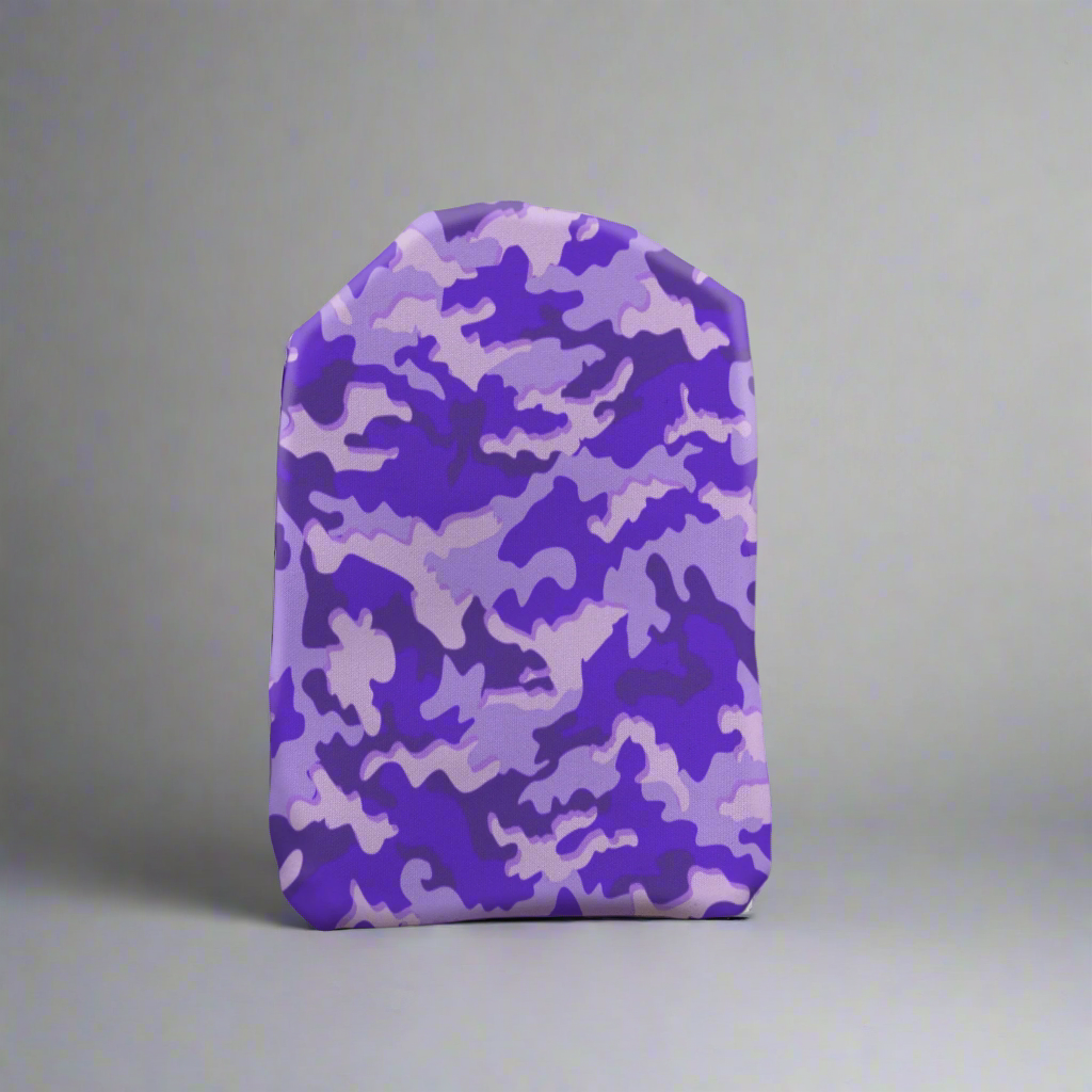 Vivid Indigo Camouflage Stoma Bag Cover