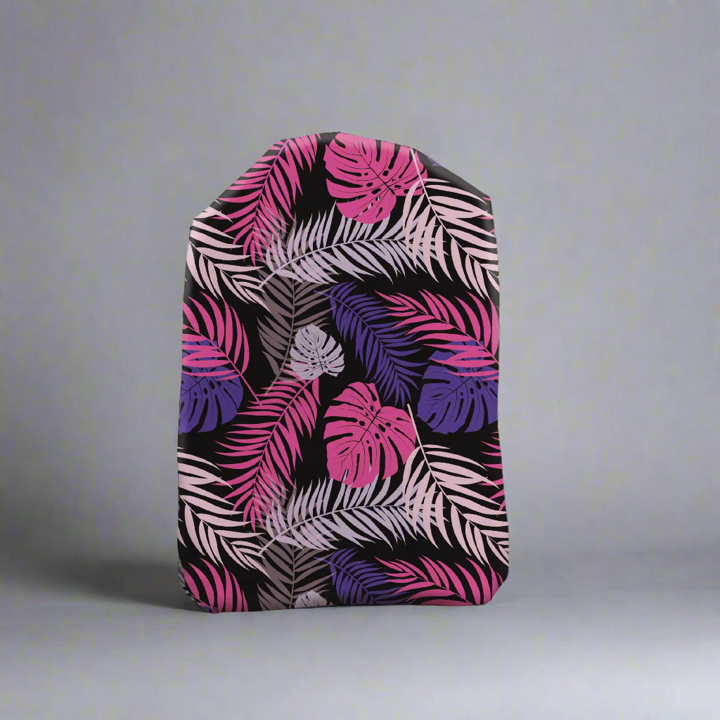 Tropical leaves Stoma Bag Cover
