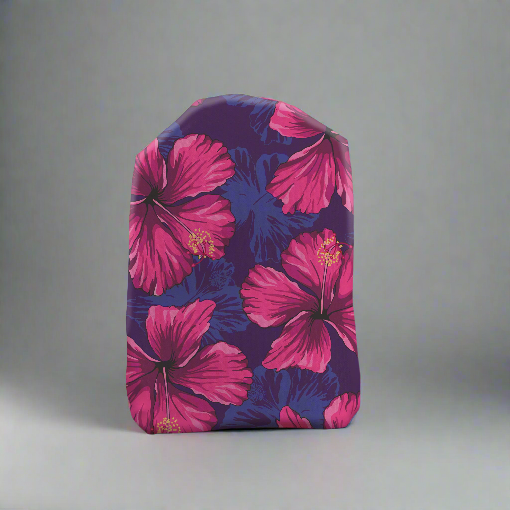 Pink Hibiscus Stoma Bag Cover