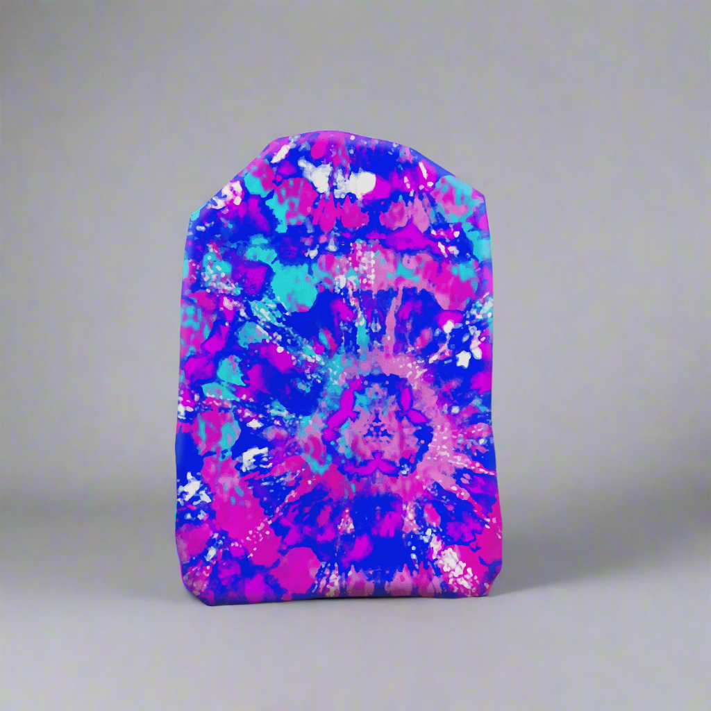 Pink & Blue Tie-Dye Stoma Bag Cover