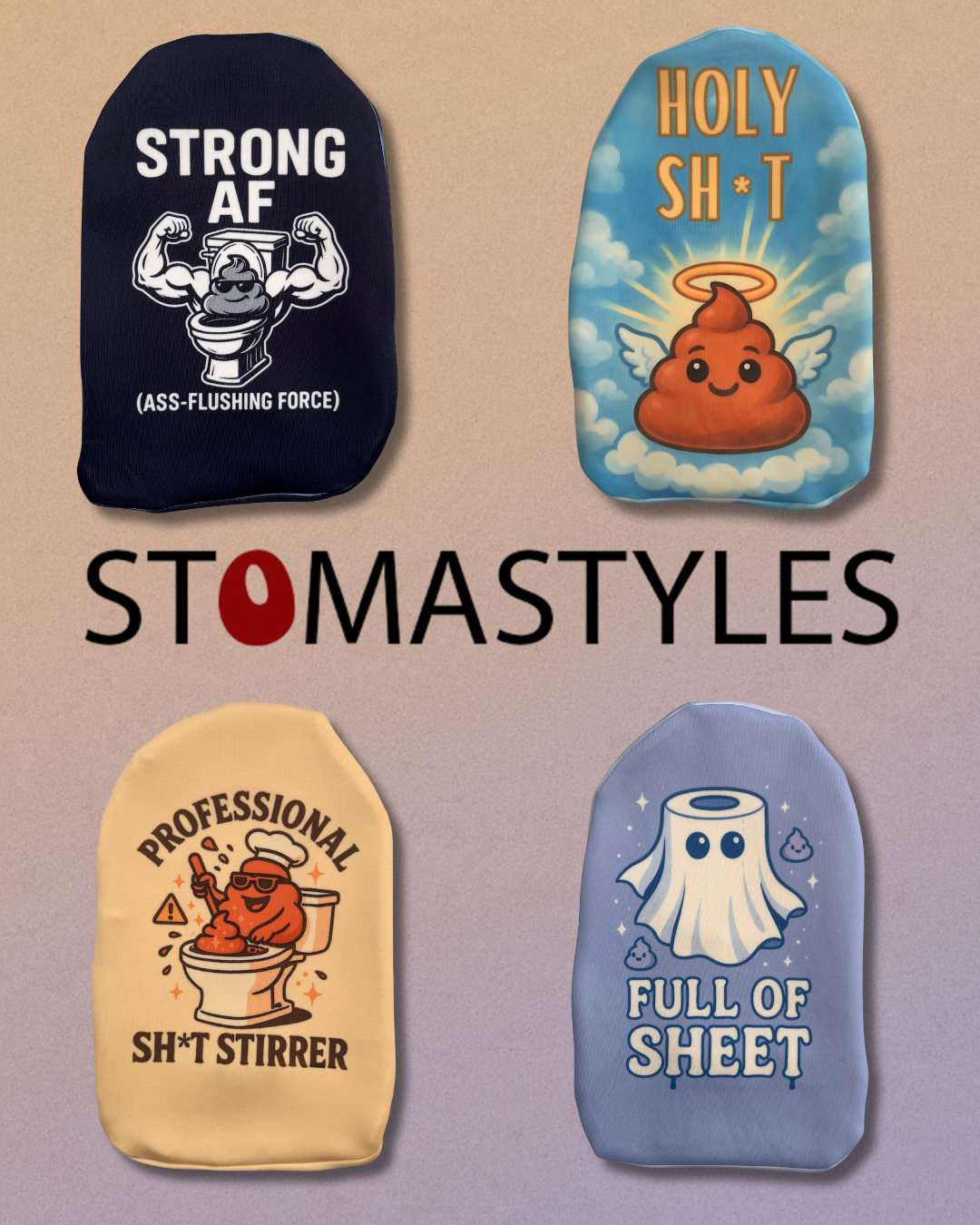 Bold & Cheeky Stoma Bag Covers to Make Ostomy Life a Little Funnier