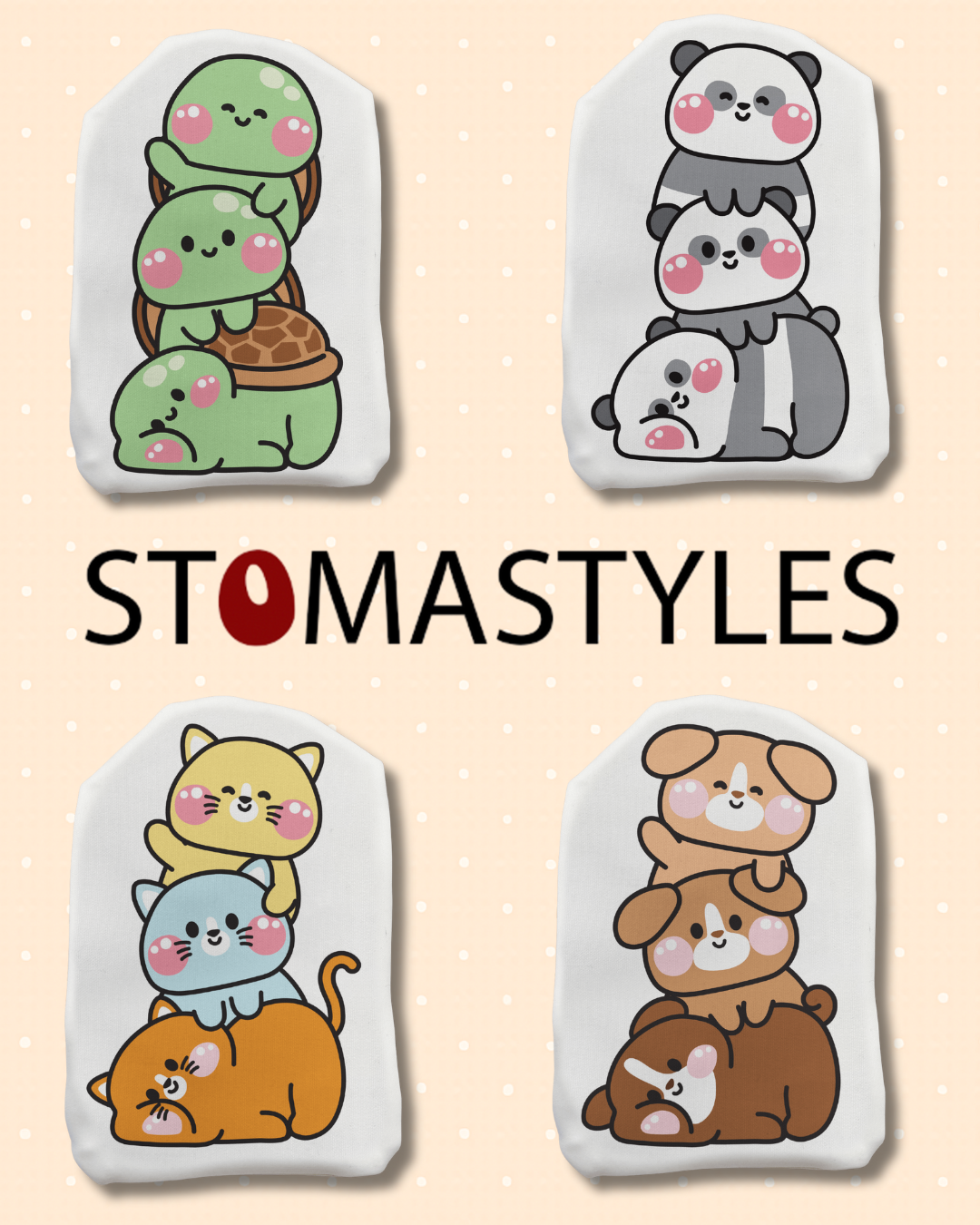 Fluffy Companions – Pet & Woodland Animal Stoma Bag Covers to Brighten Your Day