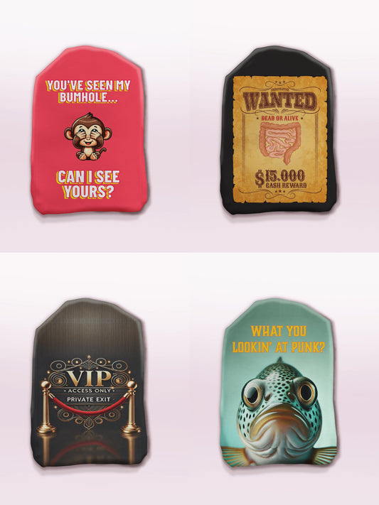 More Hilarious Stoma Bag Covers to Keep the Laughs Rolling!