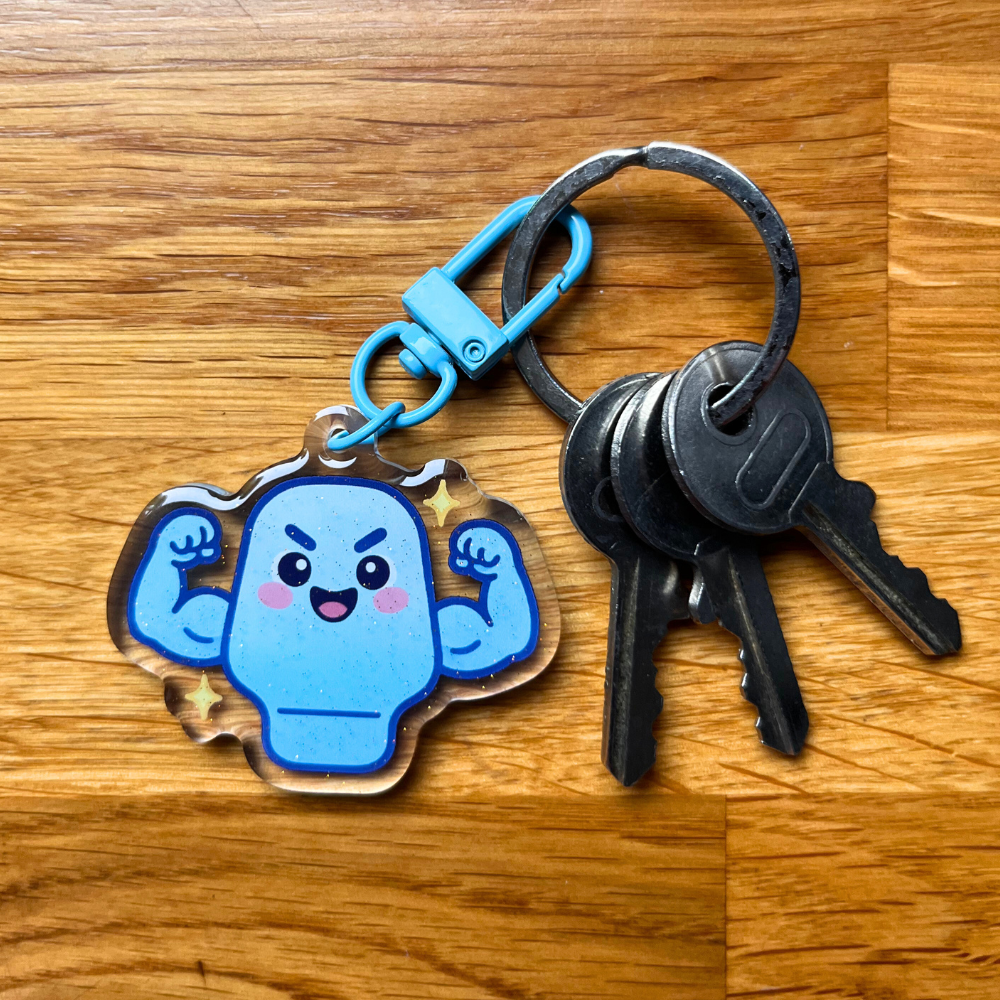 Grit – The Strong One | Stoma Buddy Keyring