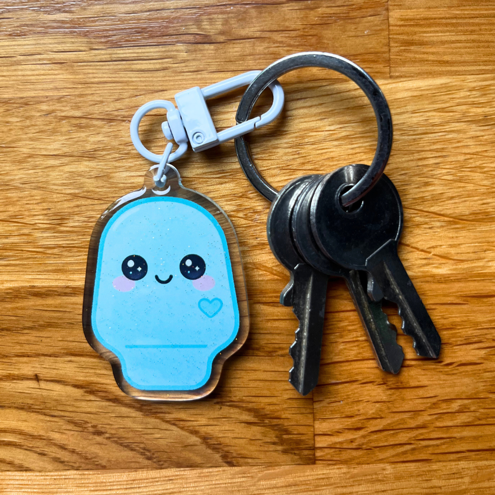 Bubbles – The Cheerful One | Stoma Buddy Keyring