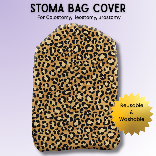 Original Leopard Print Stoma Bag Cover