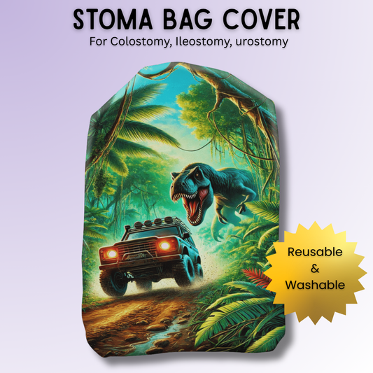 T-Rex Trouble Stoma Bag Cover