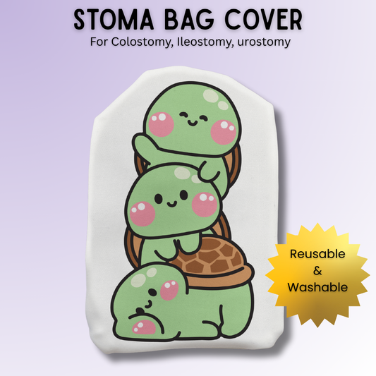 Cute Turtle Friends Stoma Bag Cover
