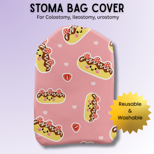 Chocolate Eclair Buddies Stoma Bag Cover