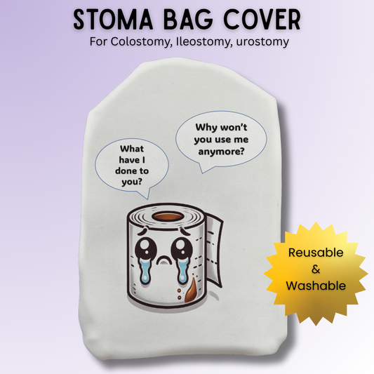 Sad Toilet Roll Stoma Bag Cover