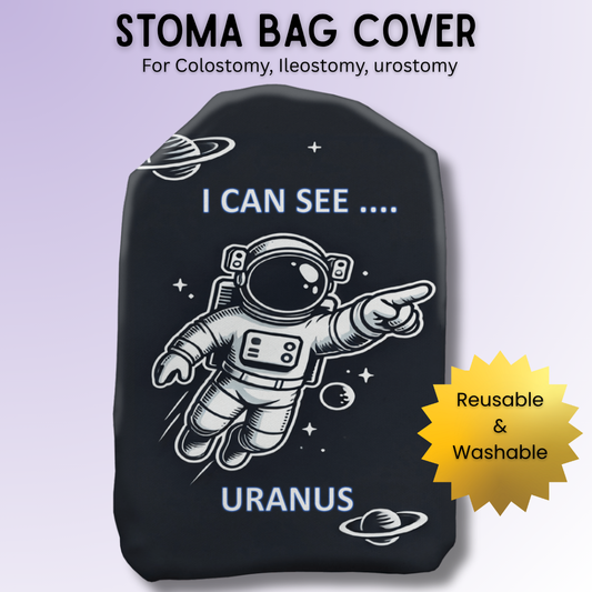 I Can See Uranus Stoma Bag Cover