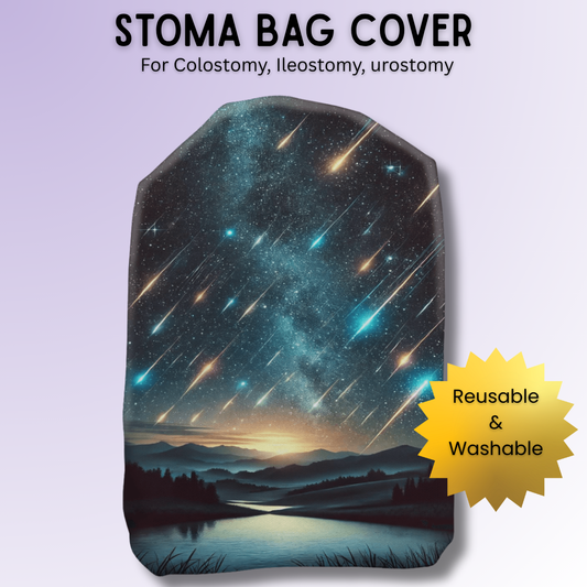 Shooting Stars Stoma Bag Cover