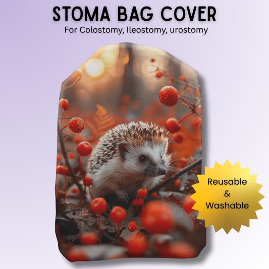 Prickles The Hedgehog Stoma Bag Cover