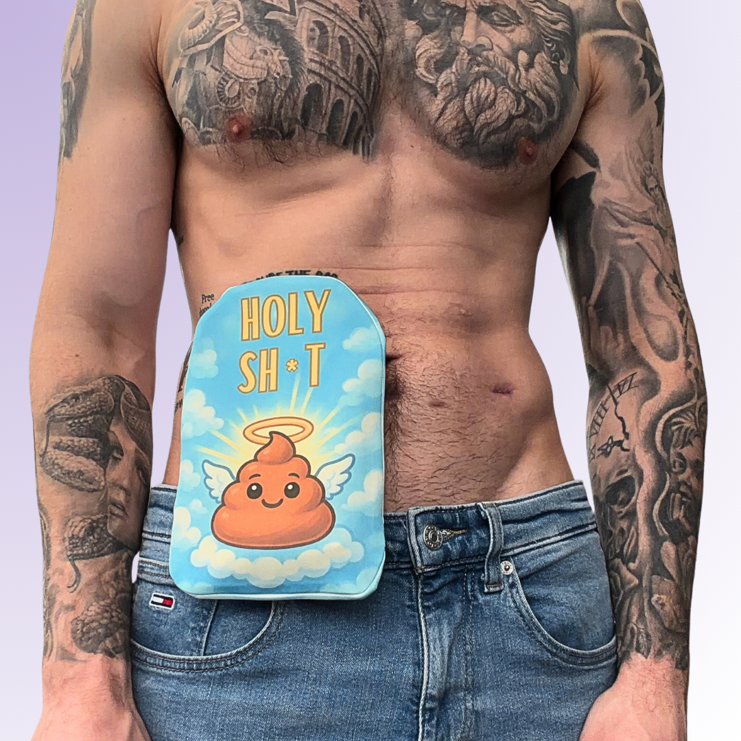 Cache-poche pour stomie : bon sang de bonsoir