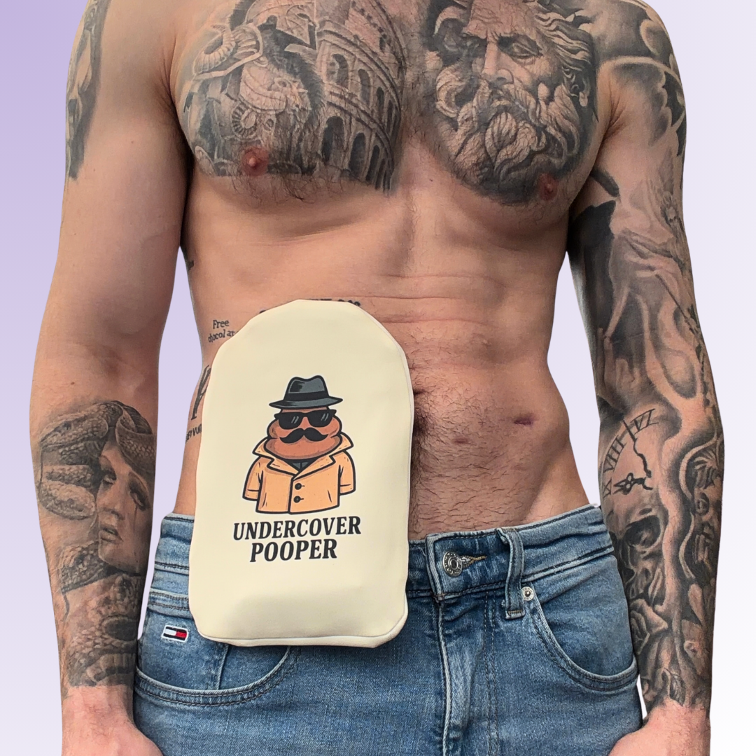 Pochette discrète pour poche de stomie