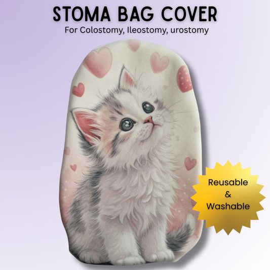 Kitty Love Stoma Bag Cover