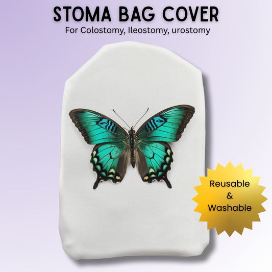 Big Butterfly Stoma Bag Cover