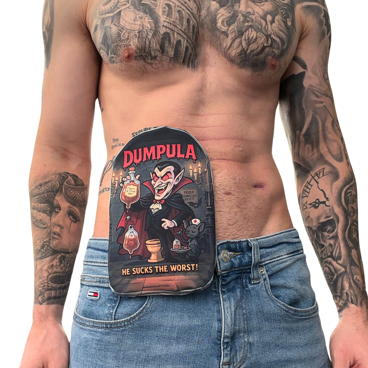 Cache-sac de stomie Dumpula