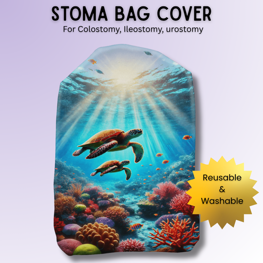 Cruising Turtles Stoma Bag Cover