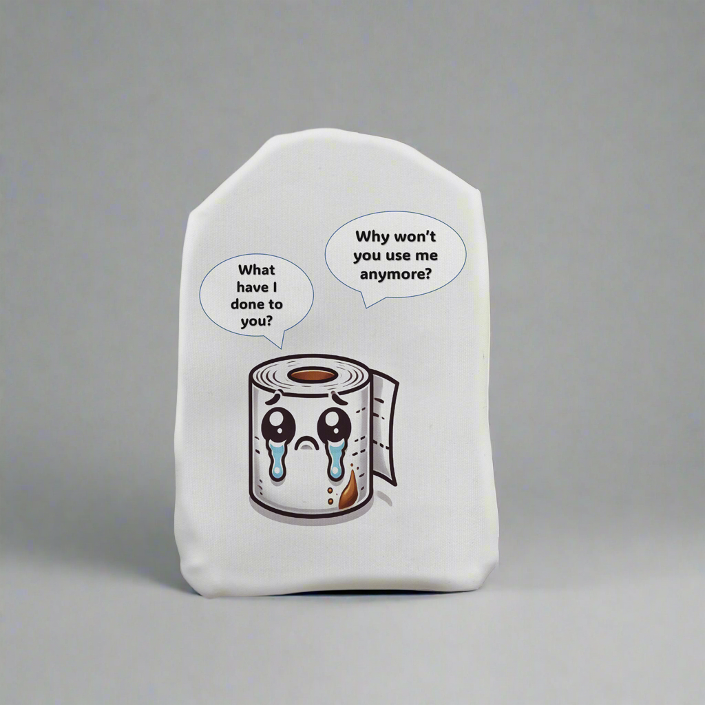 Sad Toilet Roll Stoma Bag Cover