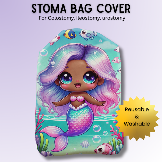 Maya The Marvellous Mermaid Stoma Bag Cover