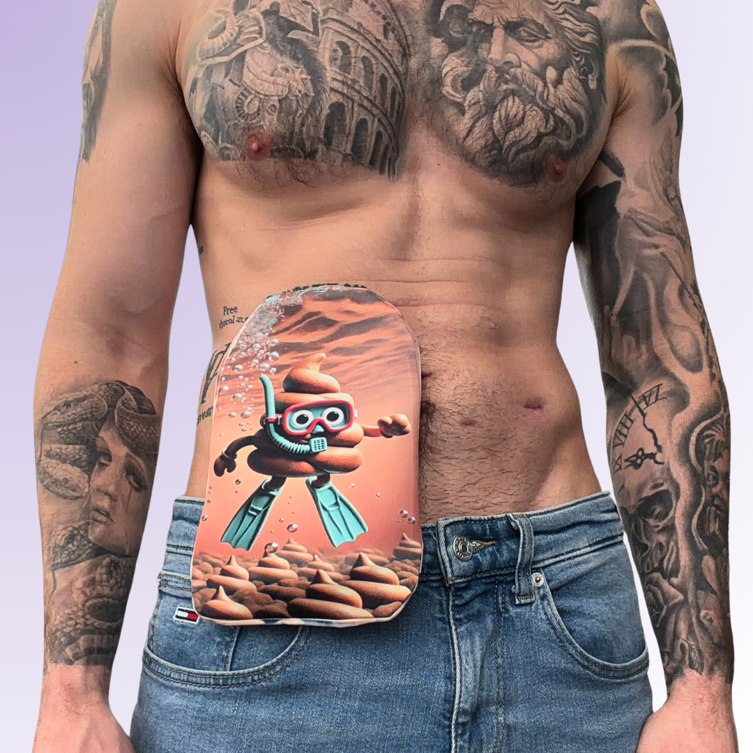 Housse pour sac de stomie Scuba Poop