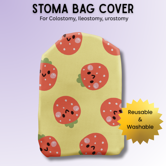 Strawberry Buddies Stoma Bag Cover