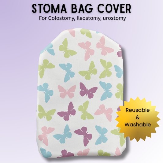Butterfly silhouette Stoma Bag Cover