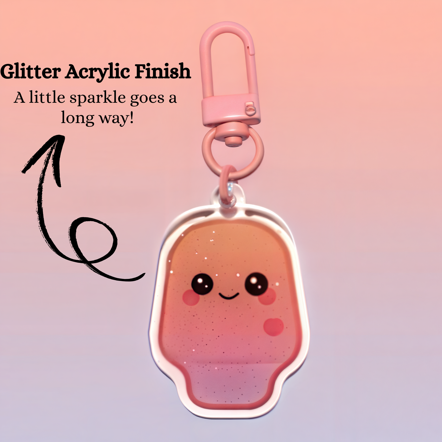 Peaches – The Sweet One | Stoma Buddy Keyring